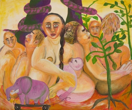 Raj, 2008, płótno, farby olejne, 120 x 100 cm, Foto: Agata Malek