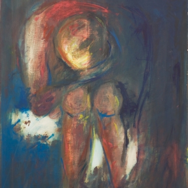 ohne Titel, 1999, Acryl auf Leinwand, 60 x 80 cm