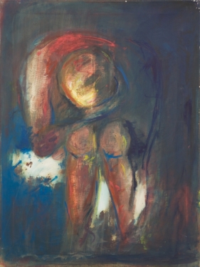 ohne Titel, 1999, Acryl auf Leinwand, 60 x 80 cm, Foto: Agata Malek